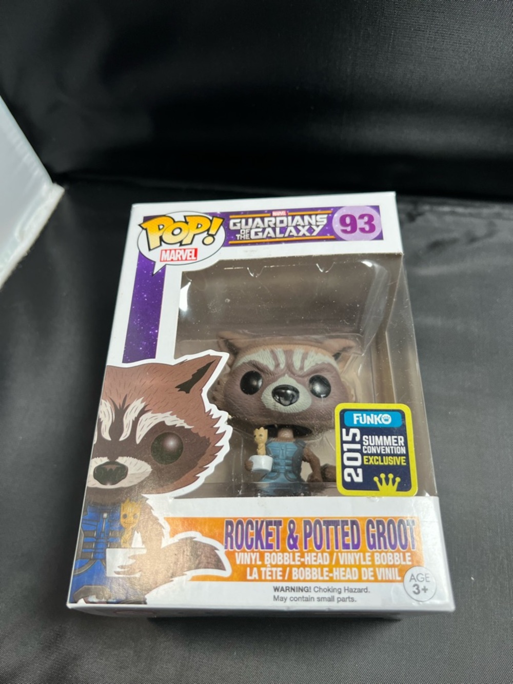 Funko Pop Marvel Rocket & Groot #93 SDCC 2015 Summer Convention Exclusive Vinyl